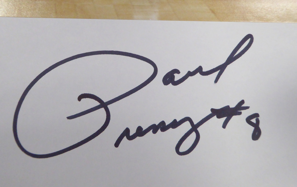 Paul Pressey Autographed 16X20 Matted Photo San Antonio Spurs PSA/DNA Image a
