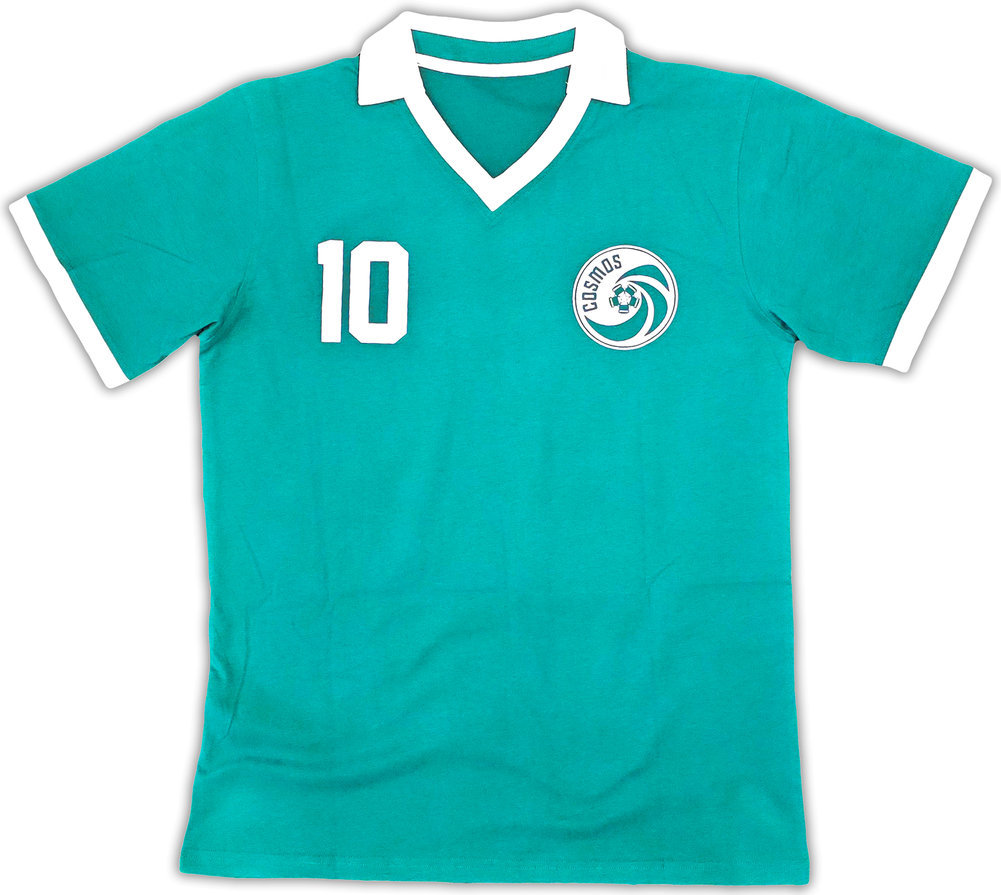 New York Cosmos Pele Autographed Green Jersey Beckett Beckett Image a