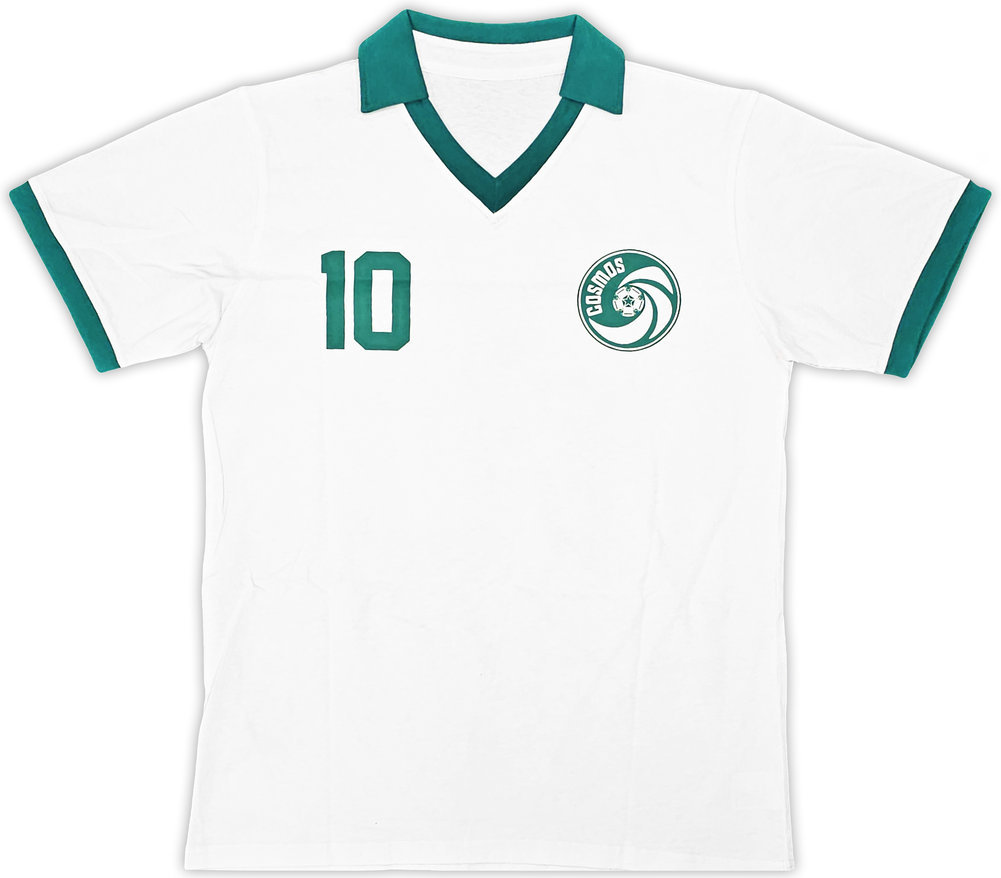 New York Cosmos Pele Autographed White Jersey Beckett Beckett Image a