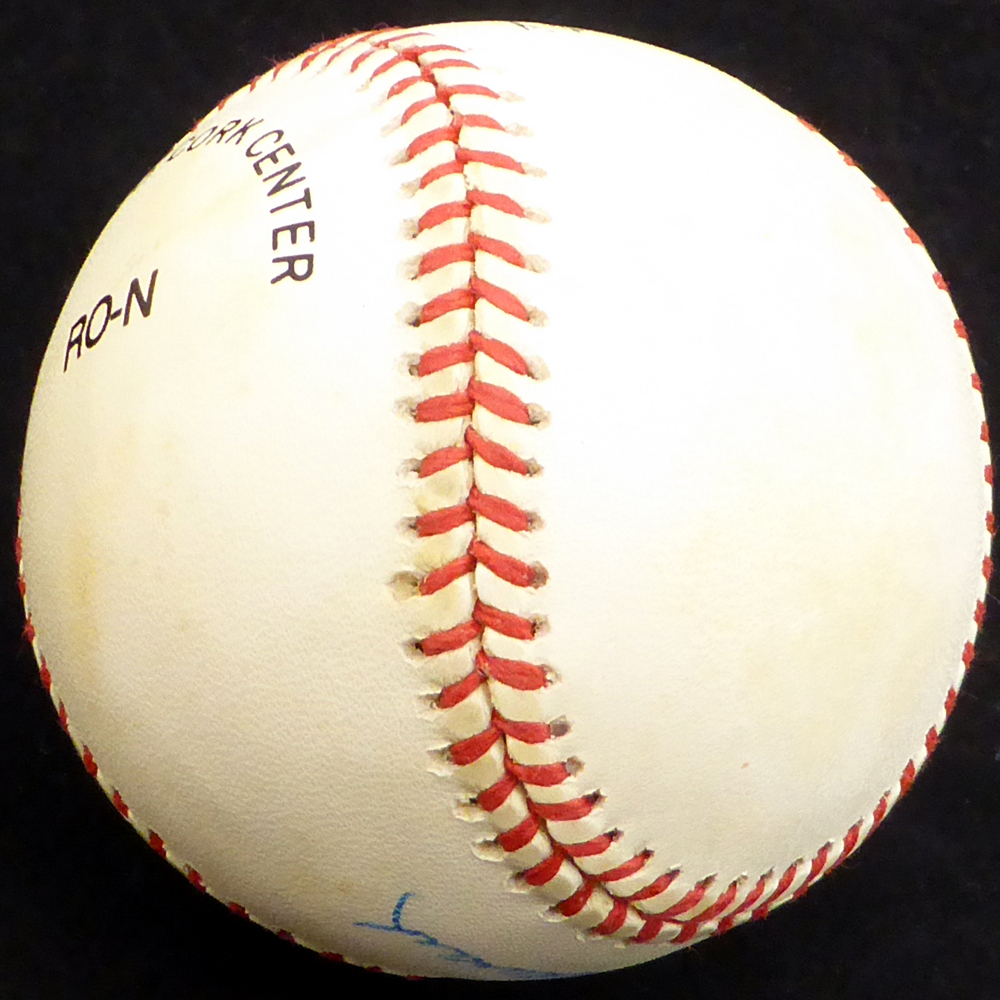 Pete Coscarart Autographed Official Nl Baseball Brooklyn Dodgers, Pittsburgh Pirates Beckett Beckett Image a