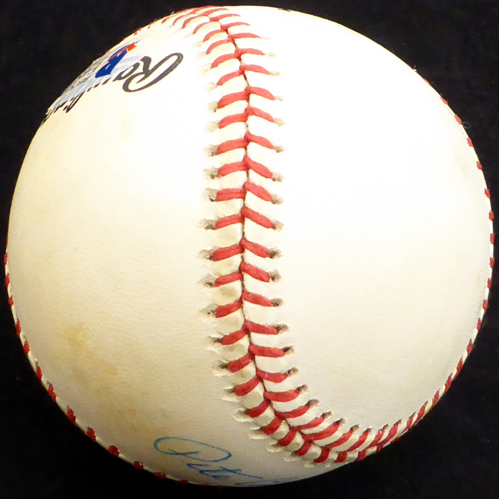 Pete Coscarart Autographed Official Nl Baseball Brooklyn Dodgers, Pittsburgh Pirates Beckett Beckett Image a