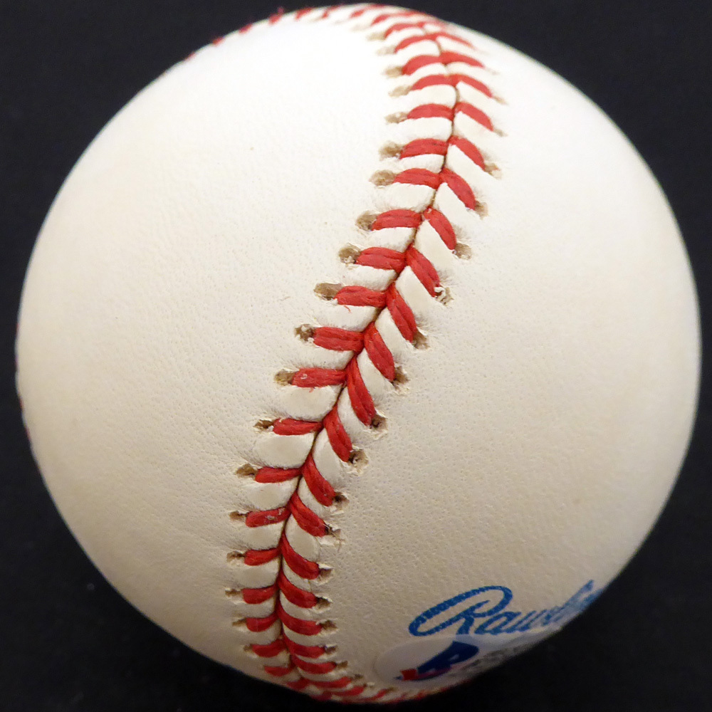 Pete Suder Autographed Official Al Baseball Philadelphia A's Beckett Beckett Image a