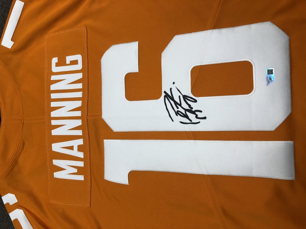 Peyton Manning Autographed Signed Tennessee Volunteers Nike On Field Orange L Jersey - Fanatics Authentic Image a