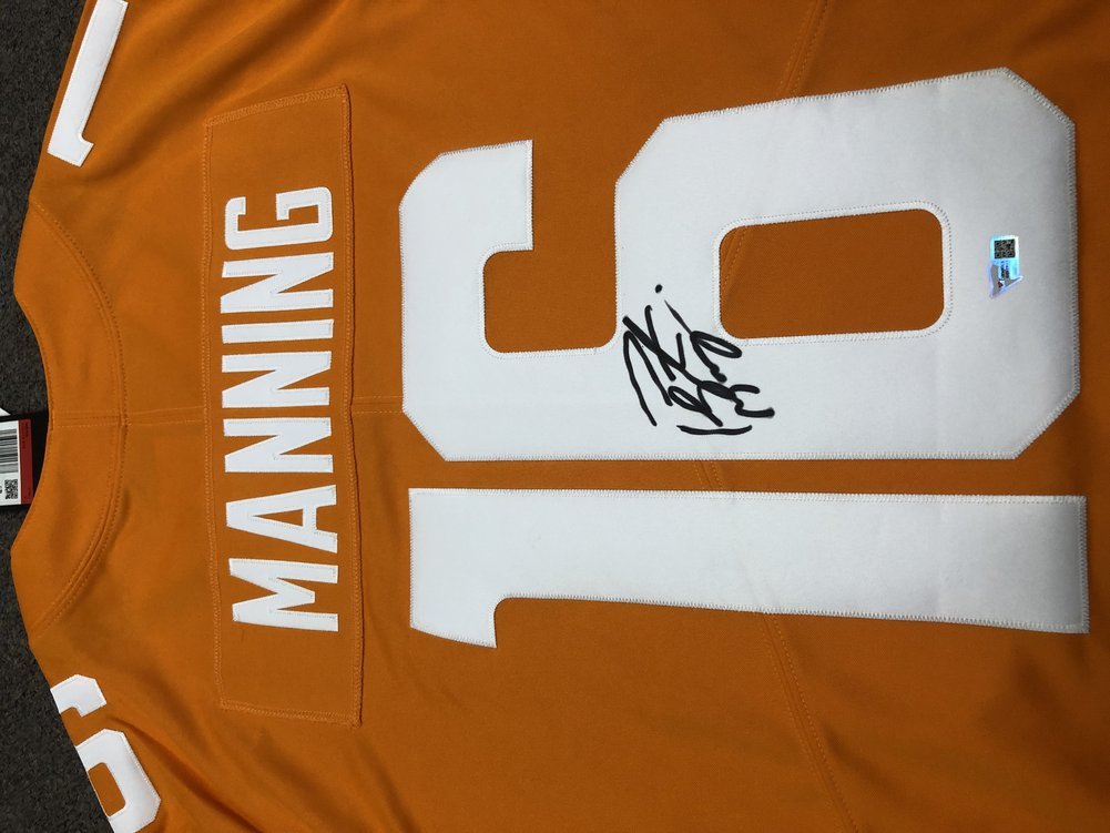 Peyton Manning Tennessee Volunteers Signed Autographed Orange