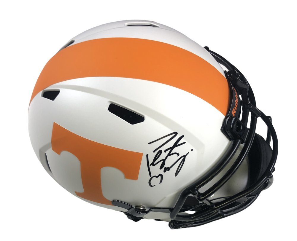 Peyton Manning Autographed Signed Tennessee Volunteers Riddell Lunar Eclipse Full Size Replica Helmet - Fanatics Authentic Image a