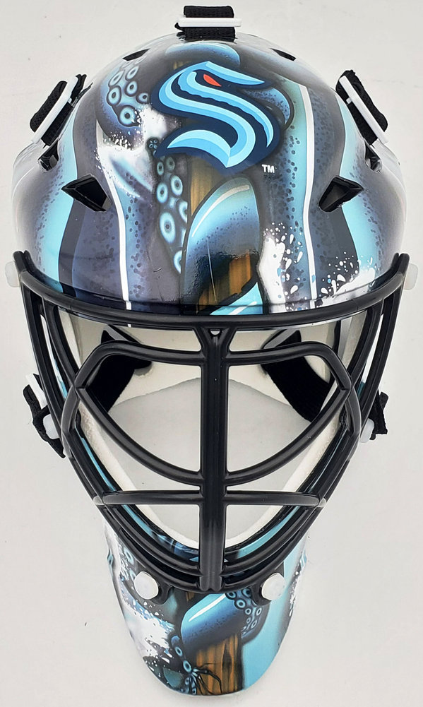 Unsigned Seattle Kraken Fanatics Authentic Franklin Sports Replica Mini  Goalie Mask