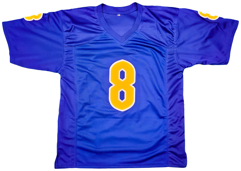 Pittsburgh Panthers Kenny Pickett Autographed Blue Jersey Beckett Beckett Qr #202975 Image a