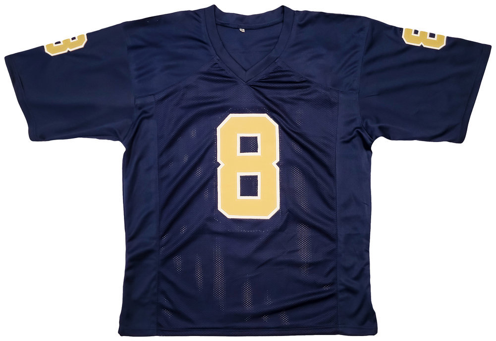 Pittsburgh Panthers Kenny Pickett Autographed Navy Jersey Beckett Beckett Qr #202976 Image a