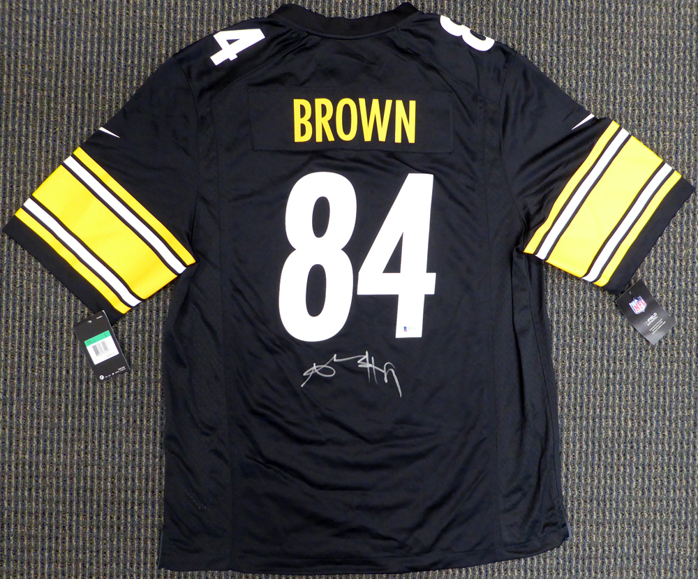 Antonio Brown Autographed Signed Pittsburgh Steelers Black Jersey