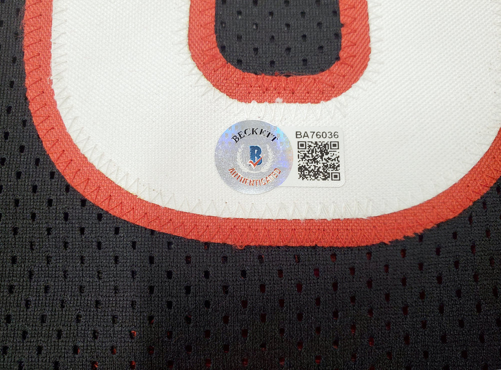 Portland Trail Blazers Damian Lillard Autographed Signed Black Jersey Beckett Beckett Image a