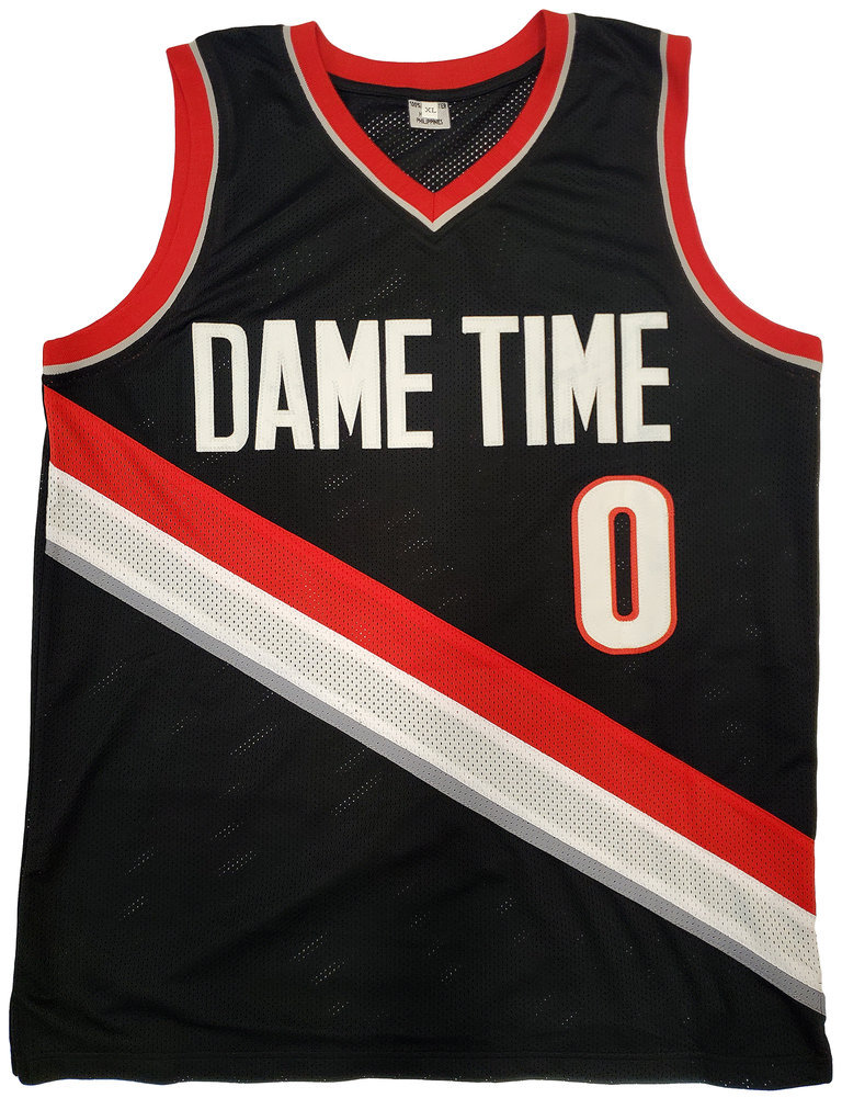Damian Lillard Autographed Portland Custom Black Basketball Jersey - BAS