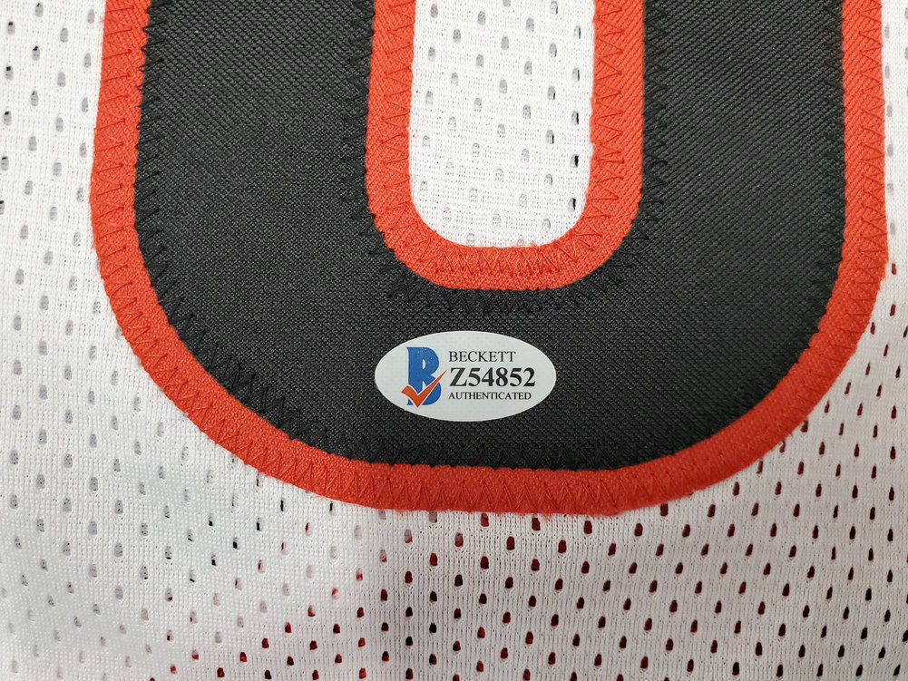 Portland Trail Blazers Damian Lillard Autographed White Jersey Beckett Beckett Image a