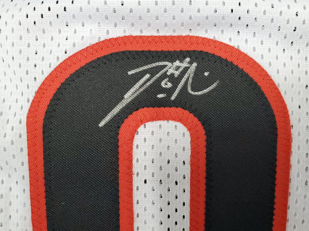 Portland Trail Blazers Damian Lillard Autographed White Jersey Beckett Beckett Image a