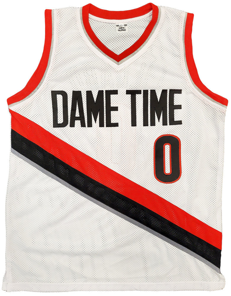 Portland Trail Blazers Damian Lillard Autographed White Jersey Beckett Beckett Image a