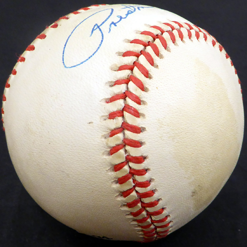 Preston Ward Autographed Official Nl Baseball Brooklyn Dodgers Beckett Beckett Image a