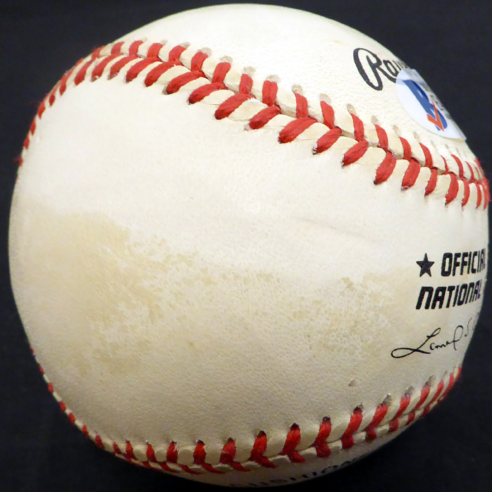 Preston Ward Autographed Official Nl Baseball Brooklyn Dodgers Beckett Beckett Image a