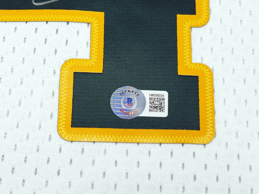 Seattle Sonics Ray Allen Autographed Signed White Authentic Mitchell & Ness 2006-07 Ray Allen Hwc Swingman Jersey Size Xxl Beckett Beckett Witness #221296 Image a