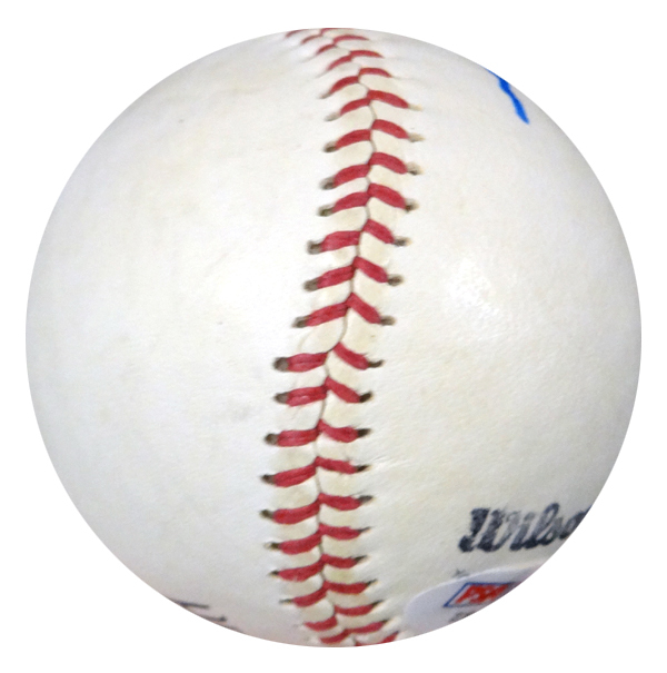 Rene Lachemann Autographed Ol Baseball Seattle Mariners, Oakland A's PSA/DNA Image a