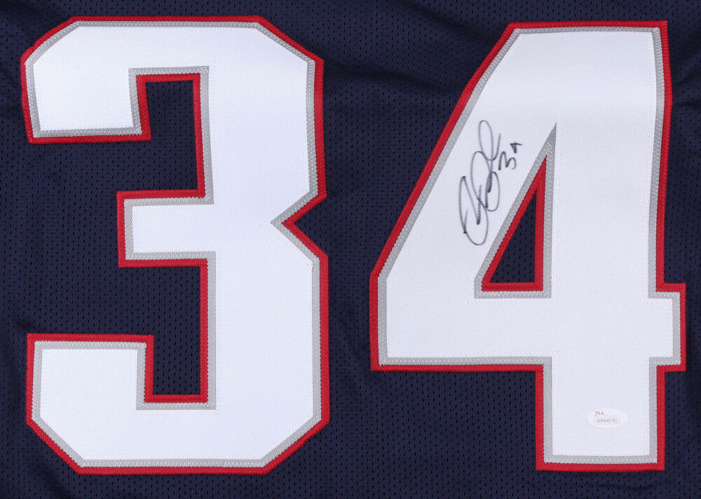Rex Burkhead Autographed Signed Patriots Jersey (JSA COA) Nebraska ...