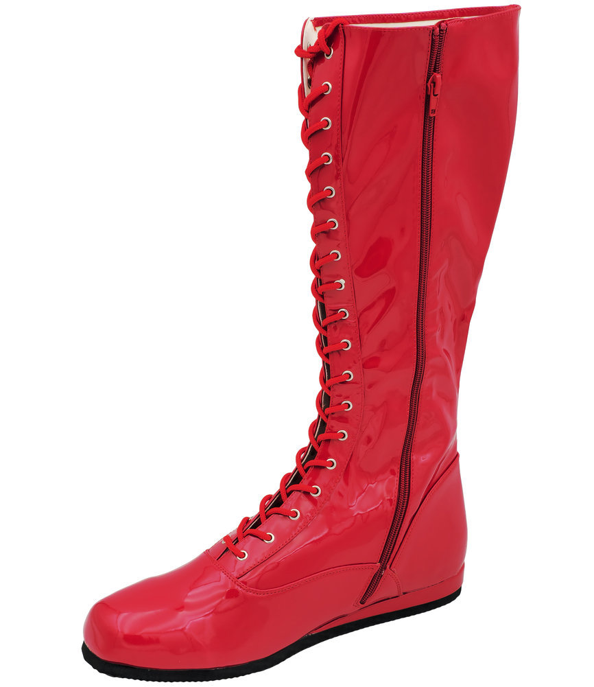 Ric Flair Autographed Red Right Footed Boot Wwe JSA Image a
