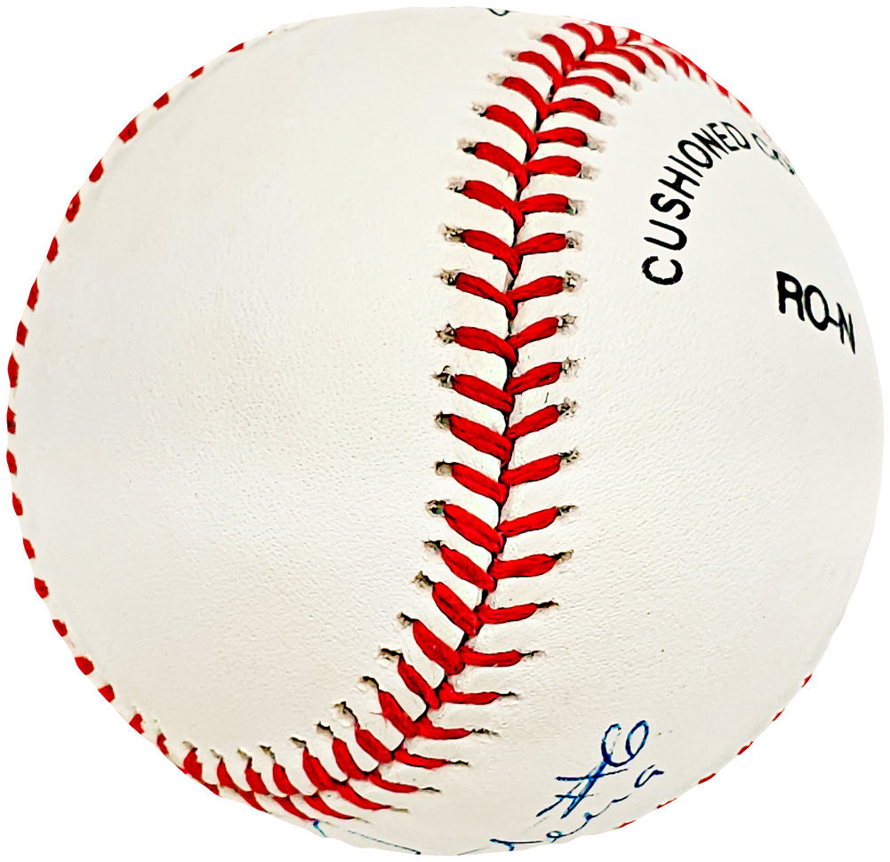Rich Renteria Autographed Official Nl Baseball Seattle Mariners, Miami Marlins Beckett Beckett Image a