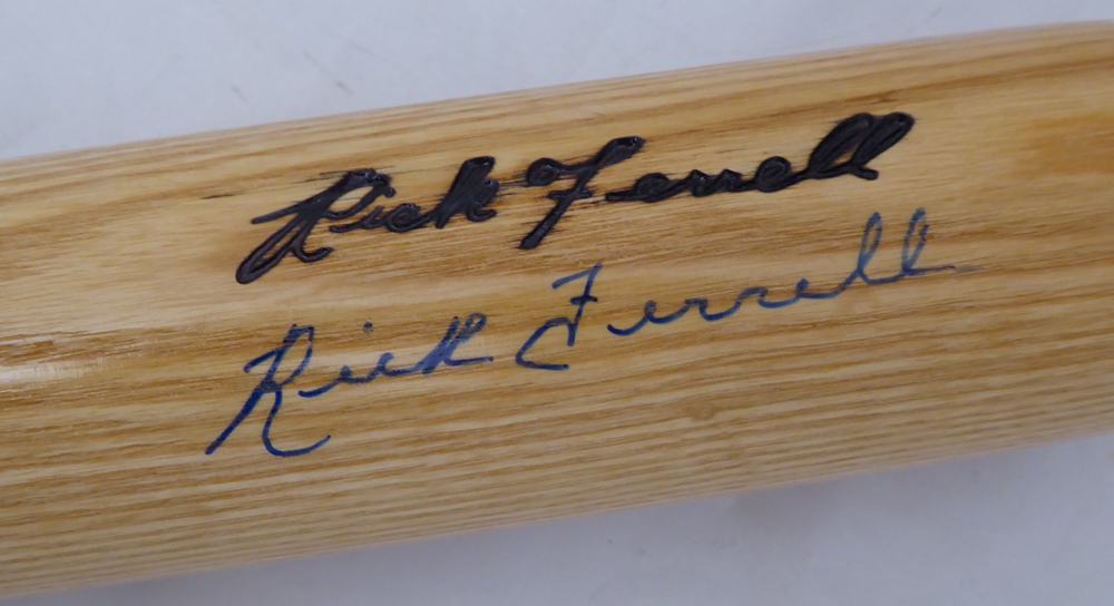 Rick Ferrell Autographed Louisville Slugger Bat Boston Red Sox JSA Image a