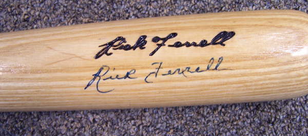 Rick Ferrell Autographed Louisville Slugger Bat Boston Red Sox PSA/DNA Image a