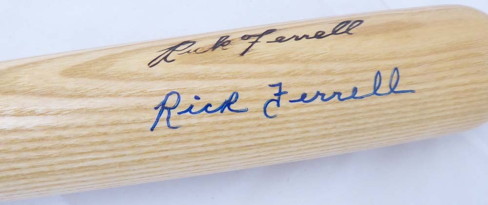 Rick Ferrell Autographed Louisville Slugger Bat Boston Red Sox Beckett Beckett Image a