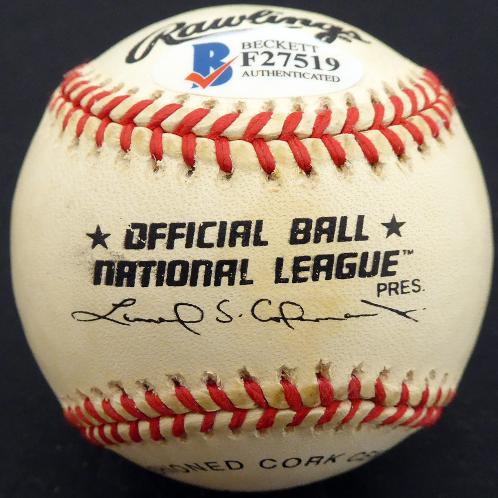 Rick Sutcliffe Autographed Signed Nl Baseball Chicago Cubs Los Angeles Dodgers Beckett Authentic
