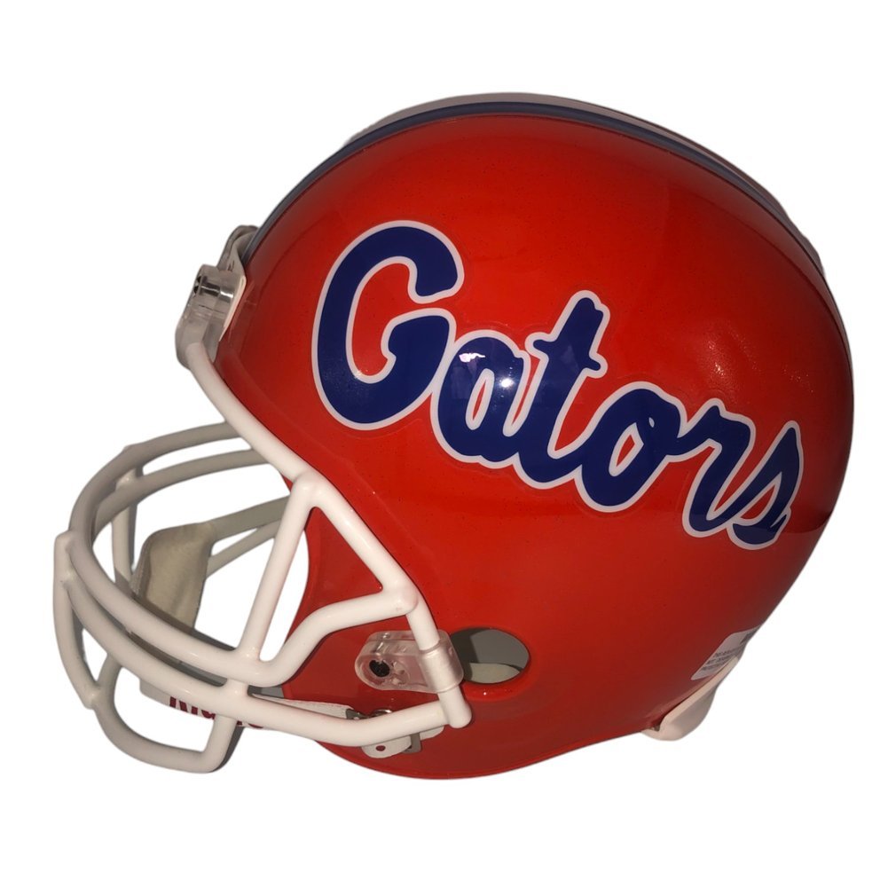 Ricky Pearsall Autographed Signed Florida Gators Riddell Orange Full Size Replica Helmet - Beckett Image a