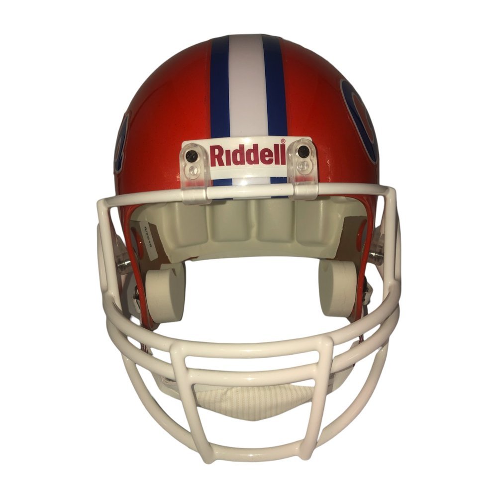 Ricky Pearsall Autographed Signed Florida Gators Riddell Orange Full Size Replica Helmet - Beckett Image a