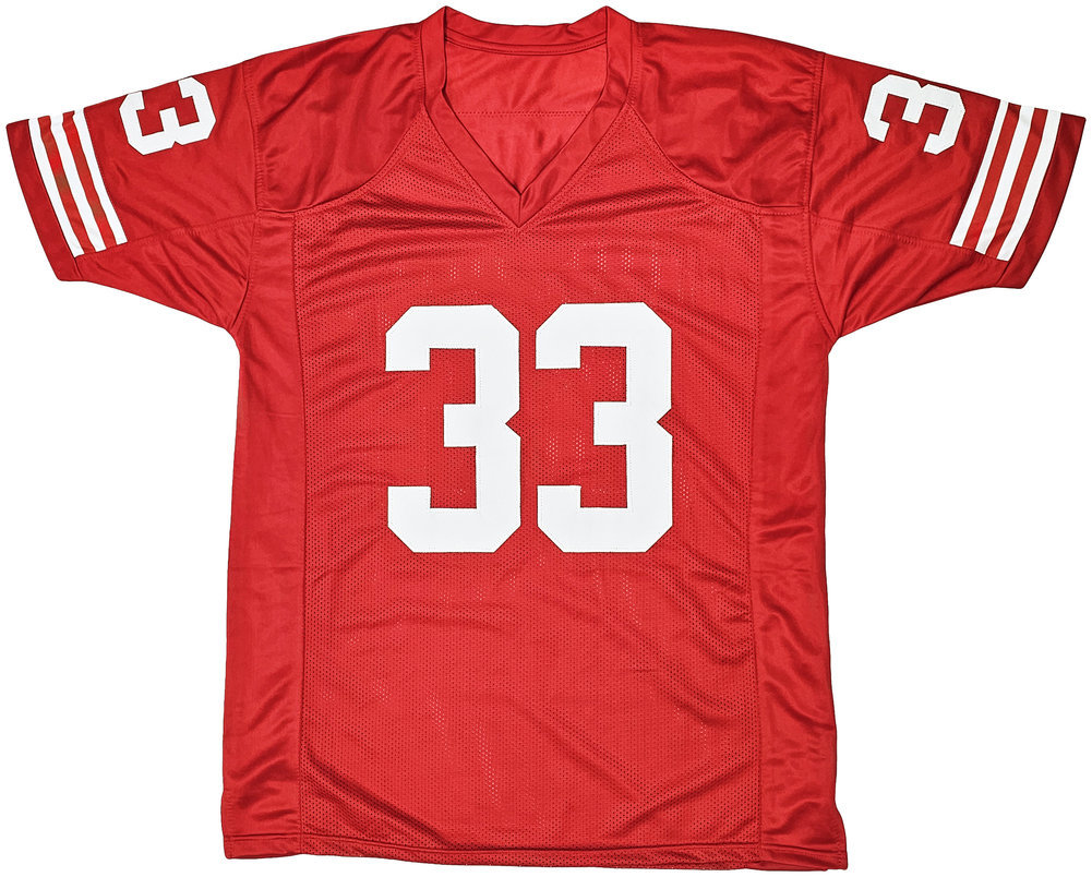 San Francisco 49Ers Roger Craig Autographed Red Jersey PSA/DNA Image a