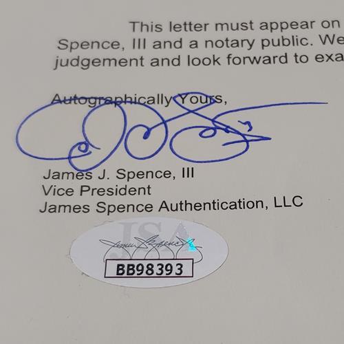 Roger Maris Autographed Signed Baseball - JSA Full Letter Image a