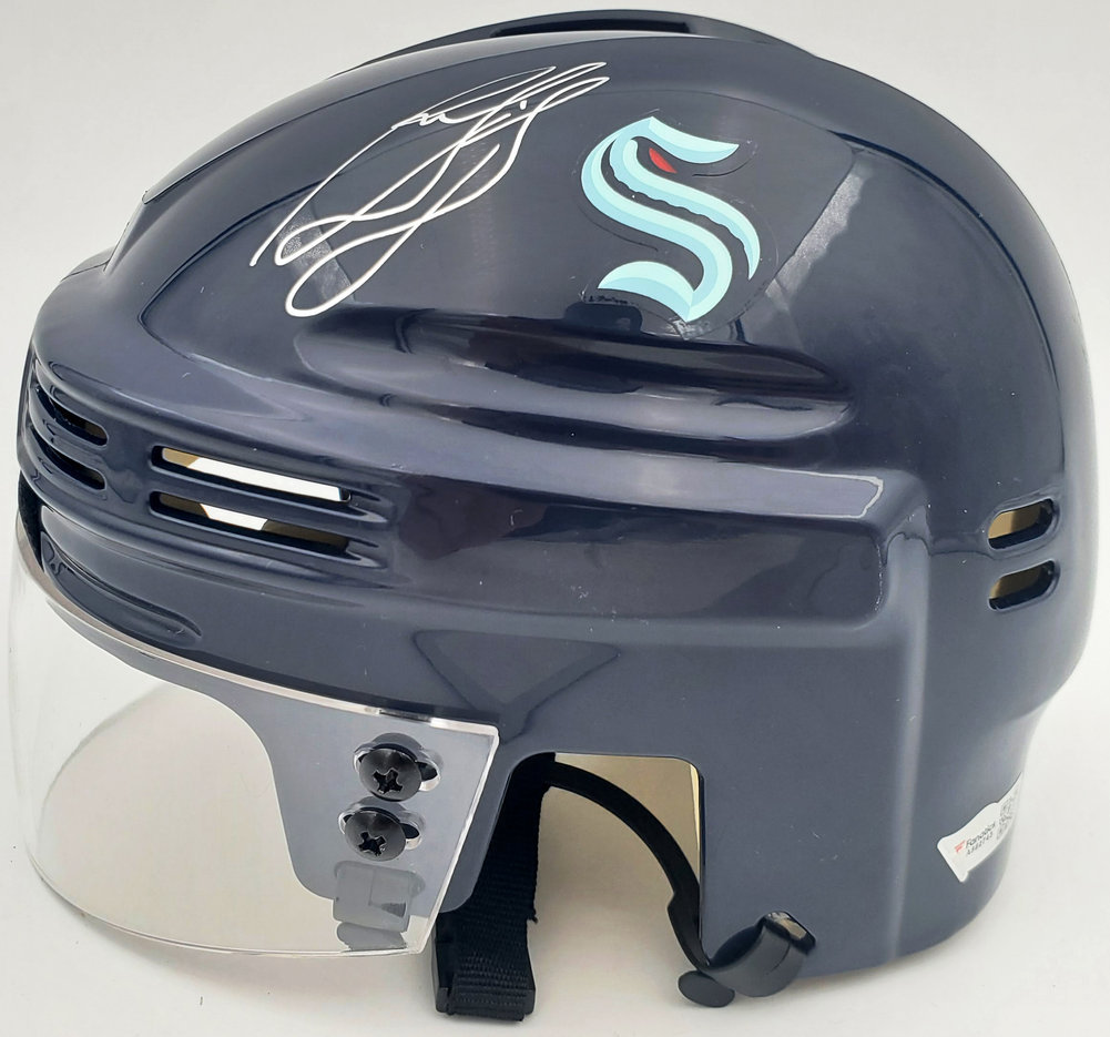 Ron Francis Autographed Seattle Kraken Mini Helmet Fanatics Holo #185603 Image a