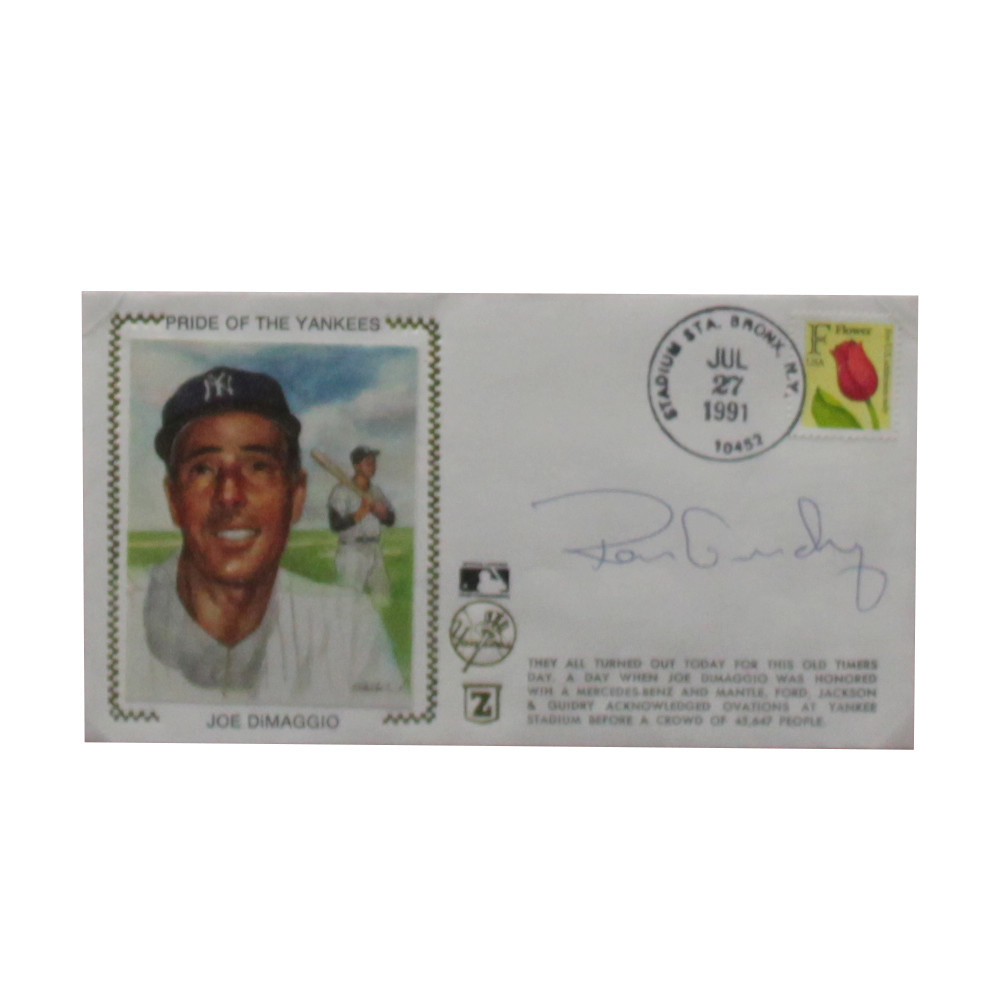Ron Guidry Autographed Signed Framed First Day Cover - Certified Authentic Image a