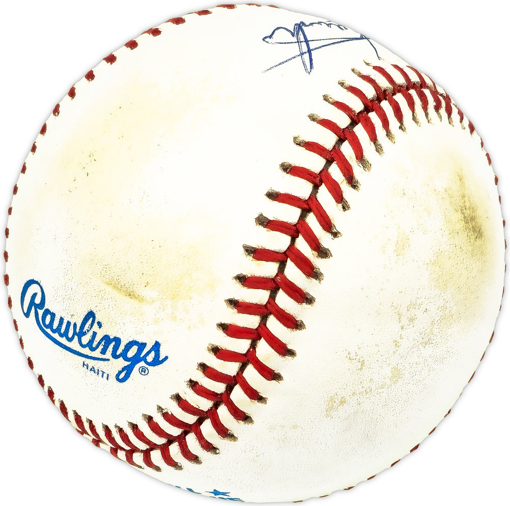 Ron Klimkowski Autographed Official Al Baseball New York Yankees #229851 Image a