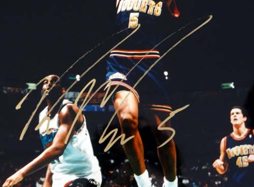 Ron Mercer Autographed Signed 16X20 Photo Denver Nuggets PSA/DNA Image a