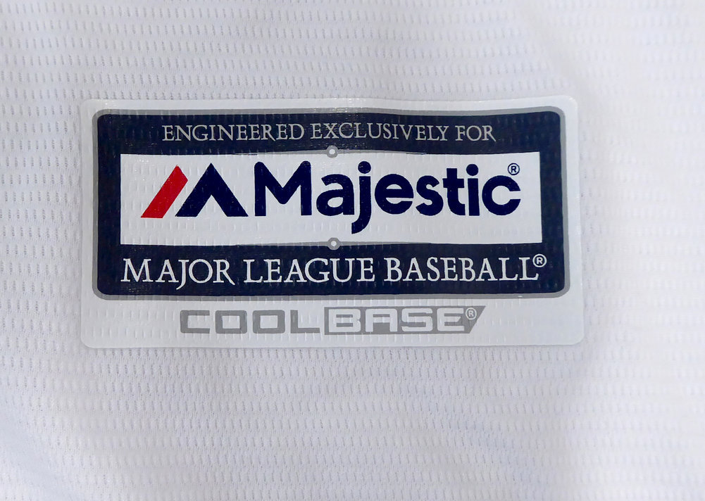 Atlanta Braves Ronald Acuna Jr. Autographed Signed White Majestic Cool Base Jersey Size L Beckett Beckett Image a