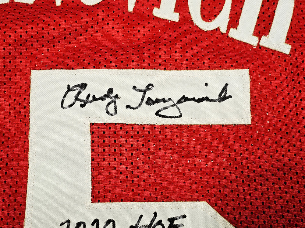 Houston Rockets Rudy Tomjanovich Autographed Red Jersey "2020 HOF" JSA Image a