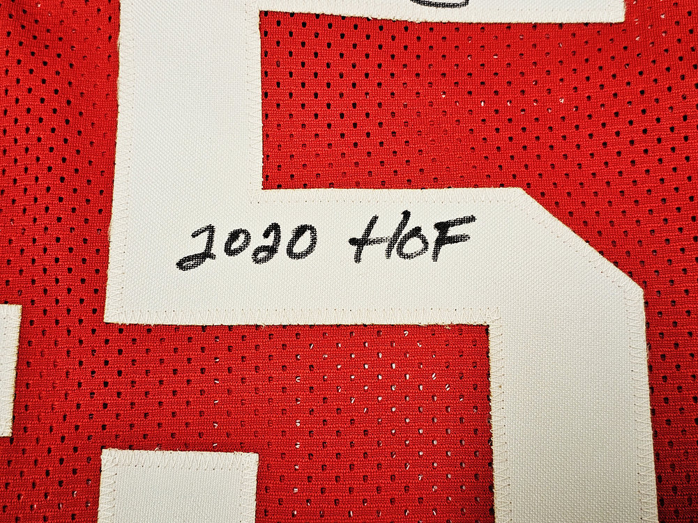 Houston Rockets Rudy Tomjanovich Autographed Red Jersey "2020 HOF" JSA Image a