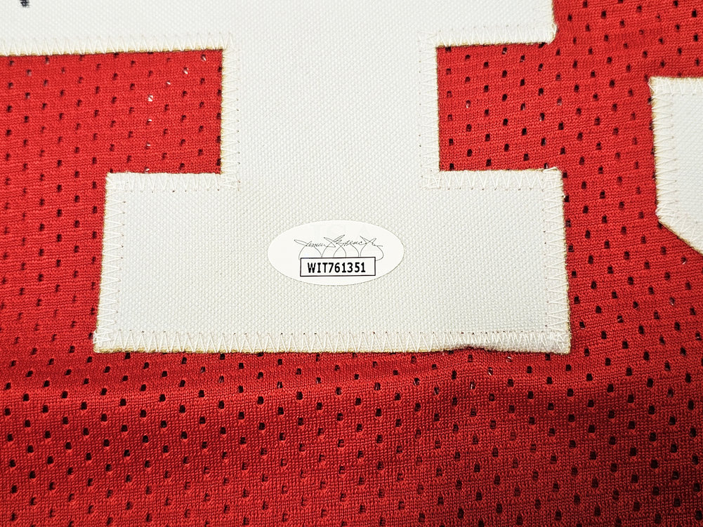 Houston Rockets Rudy Tomjanovich Autographed Red Jersey "HOF 2020" JSA Image a