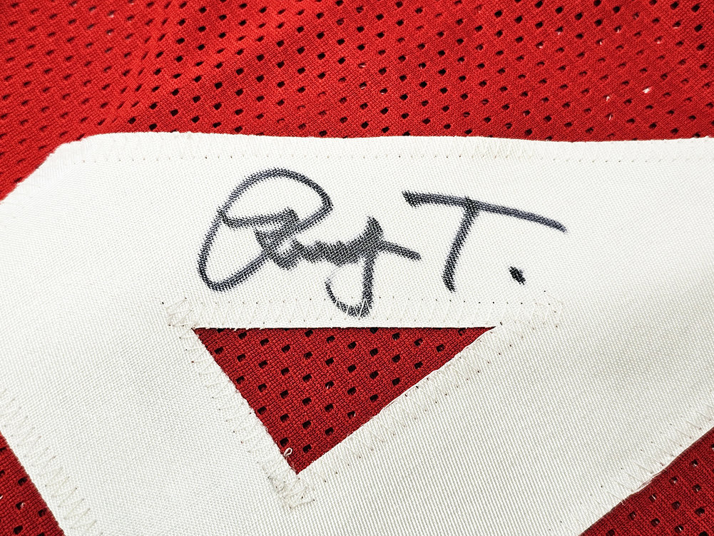 Houston Rockets Rudy Tomjanovich Autographed Red Jersey Tristar Holo #215752 Image a