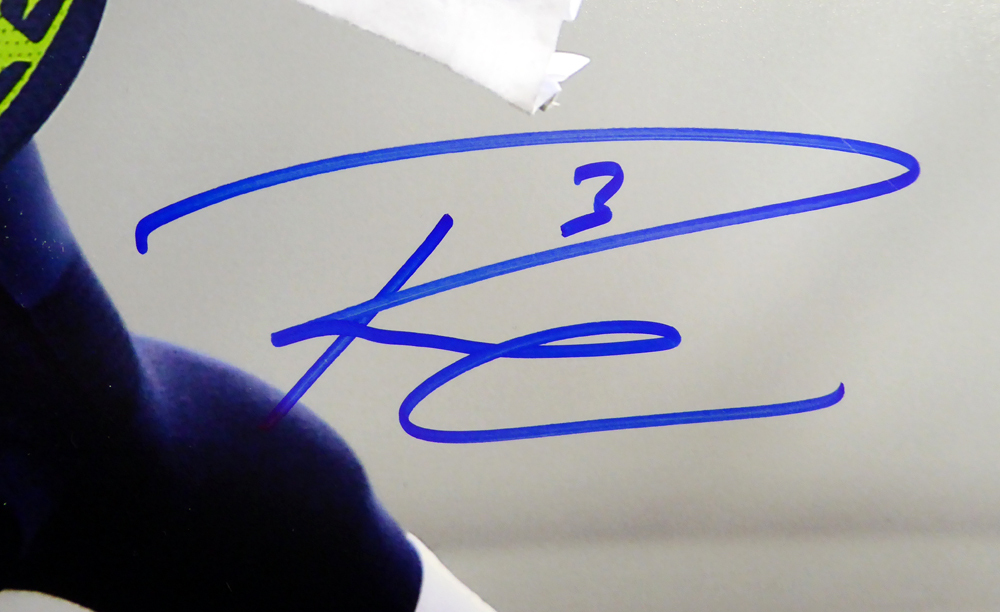 Russell Wilson Autographed 16X20 Photo Seattle Seahawks Rw Holo #113665 Image a