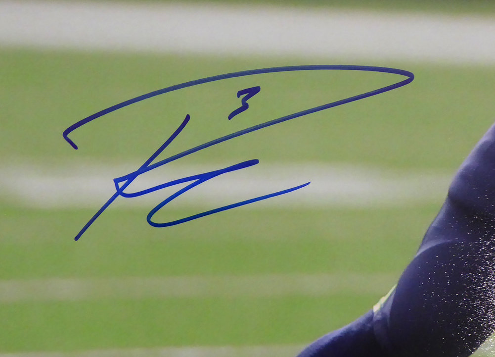 Russell Wilson Autographed Signed 16X20 Photo Seattle Seahawks Rw Holo #159124 Image a