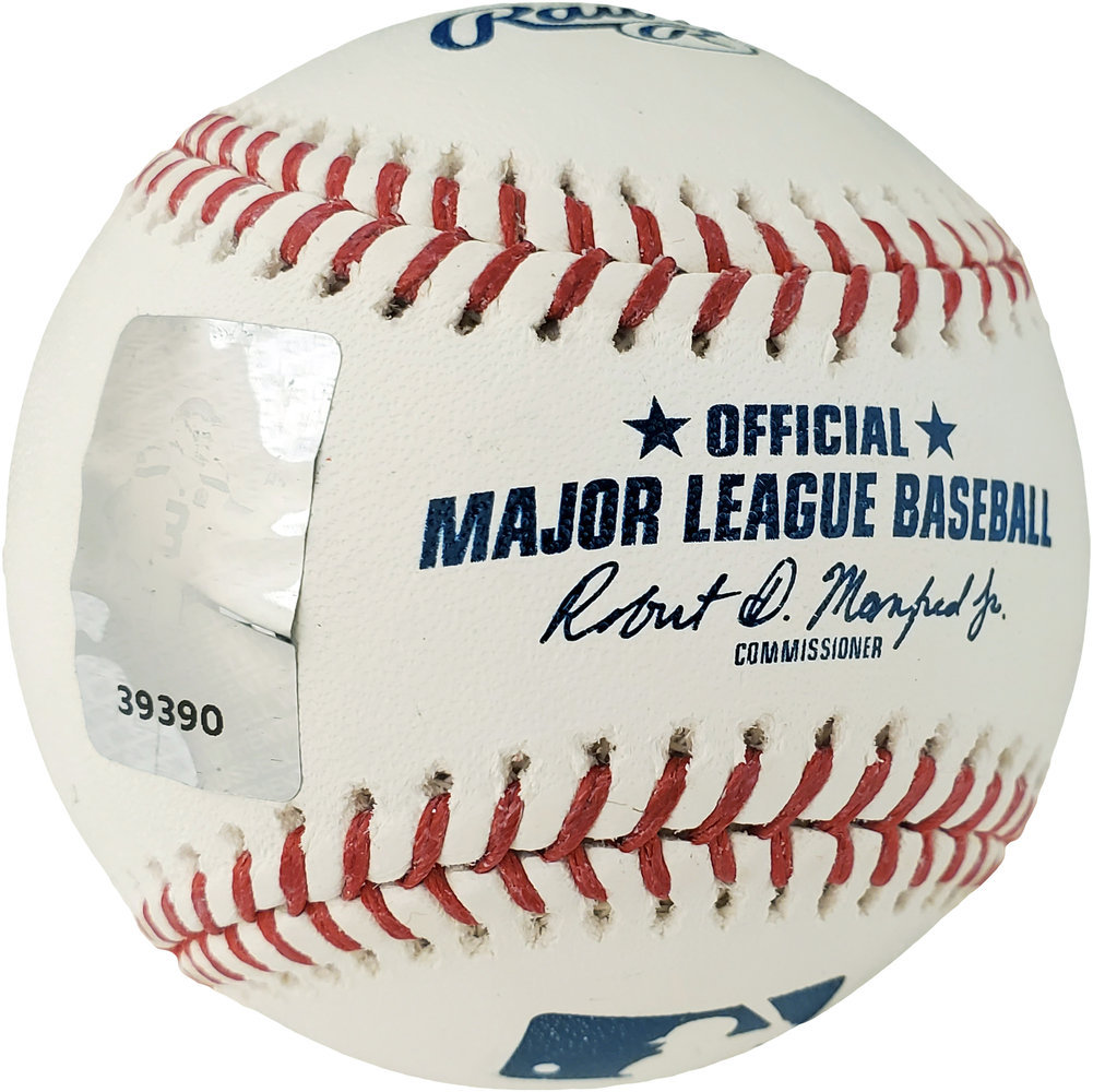 Russell Wilson Autographed Official MLB Baseball Seattle Seahawks Rw Holo #179104 Image a