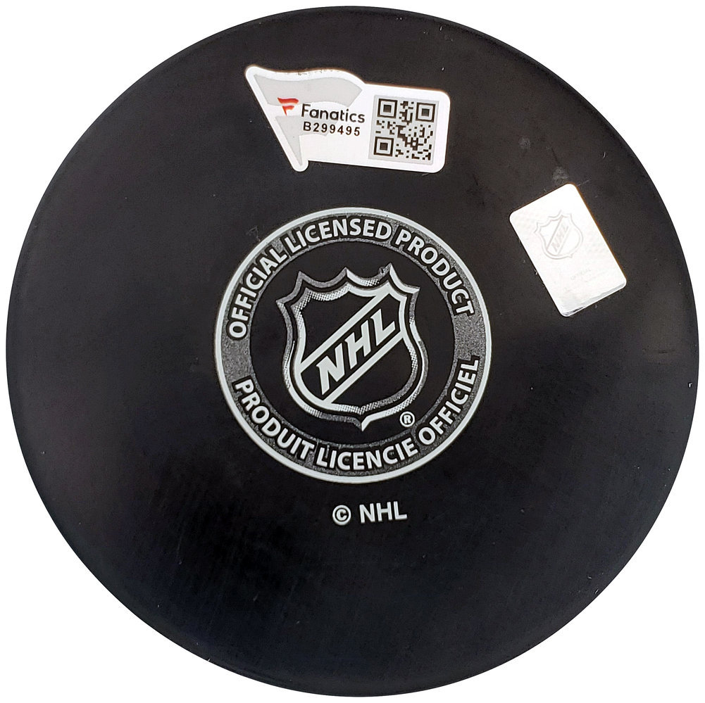 Ryan Donato Autographed Official Seattle Kraken Logo Hockey Puck Fanatics Holo #200863 Image a