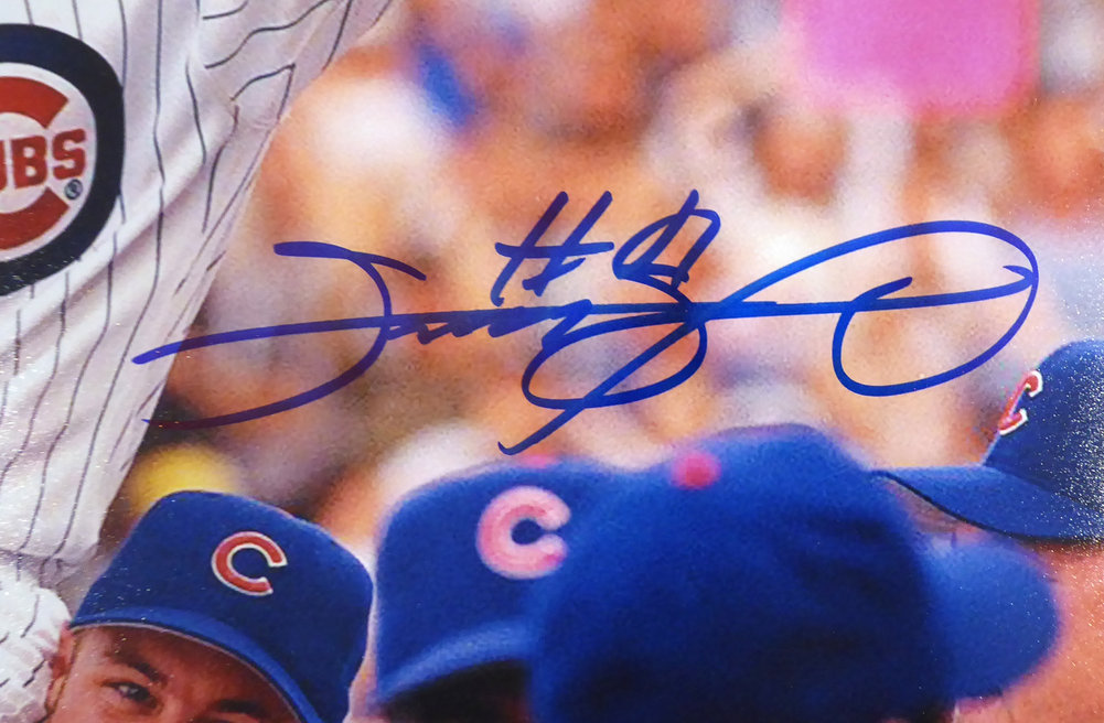 Sammy Sosa Autographed 11X14 Photo Chicago Cubs Beckett Beckett Image a