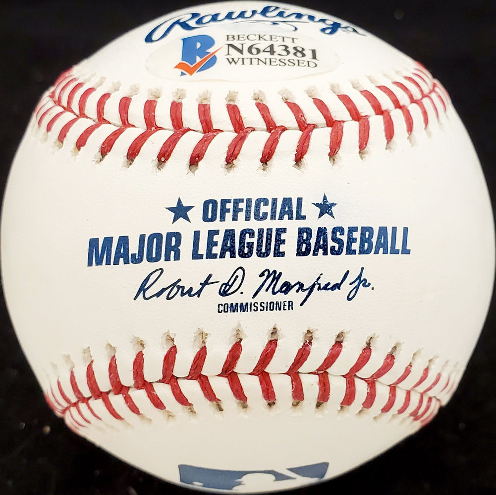 Sammy Sosa Autographed Official MLB Baseball Chicago Cubs "509 Hrs" Beckett Beckett Image a
