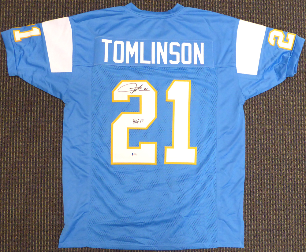 Tomlinson powder blue jersey clearance