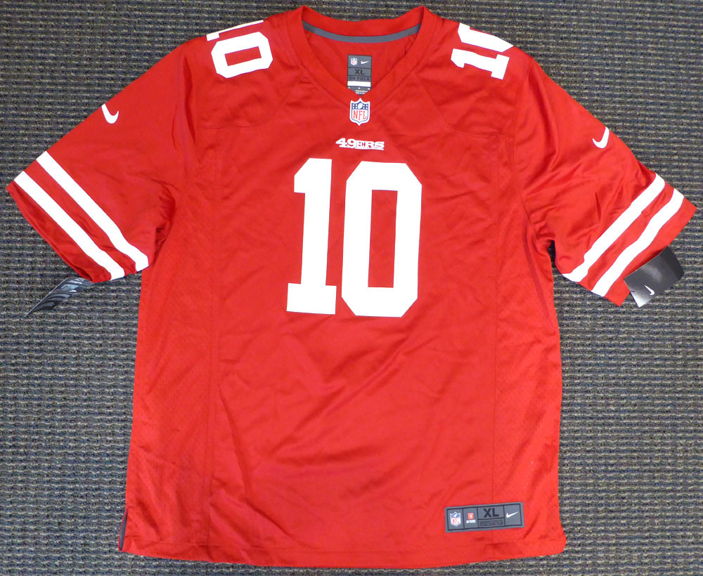 Jimmy Garoppolo Autographed Signed San Francisco 49Ers Red Nike Jersey ...